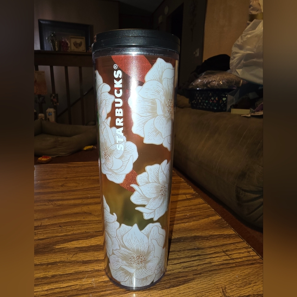Starbucks Floral Travel Tumbler